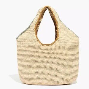 Madewell | The Crochet Shopper Handbag Knit Tote